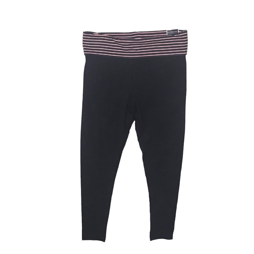 VICTORIA'S SECRET ANYWHERE TIGHTS PANTS ACTIVEWEAR MEDIUM‎ REGULAR BLACK NWT